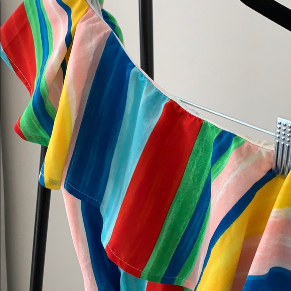 VICI - Colourful one shoulder dress! - Picture 3 of 3